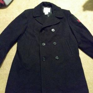 US Navy Mens 44L Military Wool (PEACOAT)