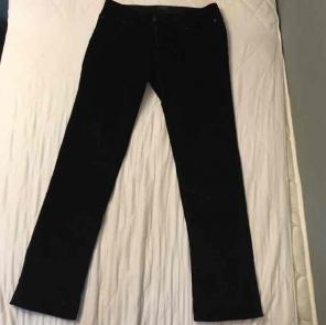 Black corduroy pants
