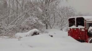 Snow Covered Farm