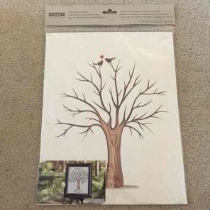 NEW Wedding Thumbprint Guest Book