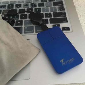 Flat blue mouse
