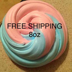 8oz Fluffy Slime free shipping