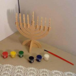 Menorah you build and paint