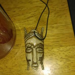 Carved necklace