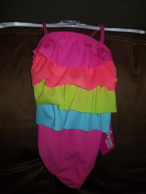 NWT Baby Buns 24M Bright Swimsuit