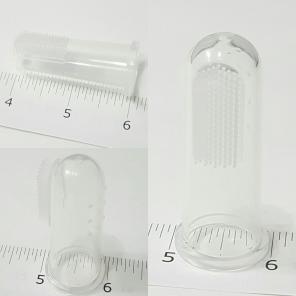 3x Silicon Puppy Cat Training Toothbrush