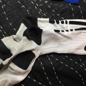 Black and White Nike Socks for Corbettj