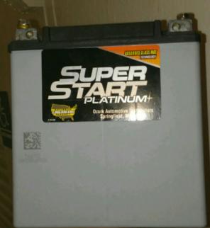super start Platinum battery...new