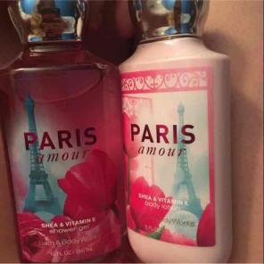 Paris Amore Shower Gel and Lotion