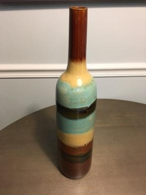 New! Ceramic Bottle - Glazed Pottery
