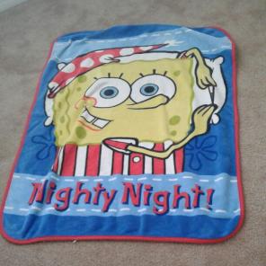 Sponge Bob toddler blanket bundle