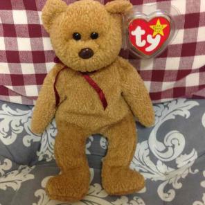 Very Rare Curley Beanie Baby!