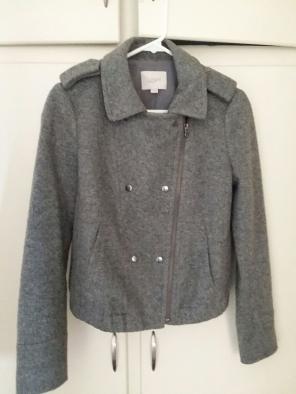 LOFT Grey peacoat