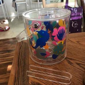 Acrylic Summer theme ice bucket