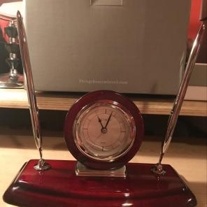 Danbury Pen Stand With Clock