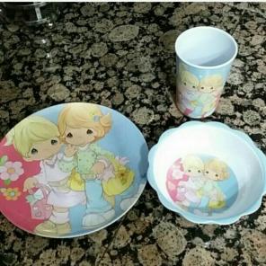 Precious Moments Kids Plate Set