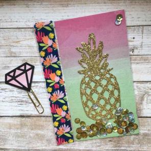 Pineapple &diamond clip (reserved )