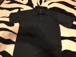 Nike Golf Men's Black Button Polo L