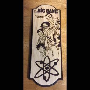 Big Bang Theory Woodburning