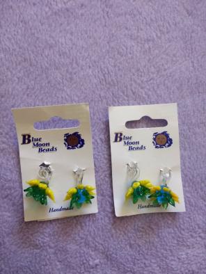 Handmade Glass Flower Beads