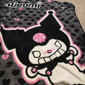 Kuromi Japanese Blanket, Sanrio blanket.
