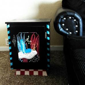Alice in wonderland night stand