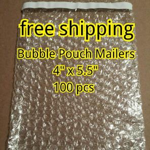 100 NEW bags 4"x5.5" Bubble Pouch Mailer