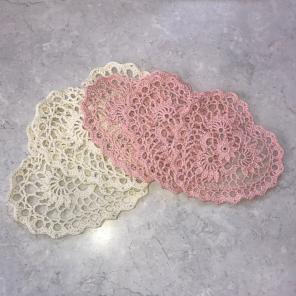 Tiny Heart Doily