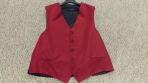 men vest Jonathan wachtel red sz 2xl