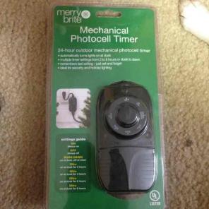 Mechanical Photocell timer
