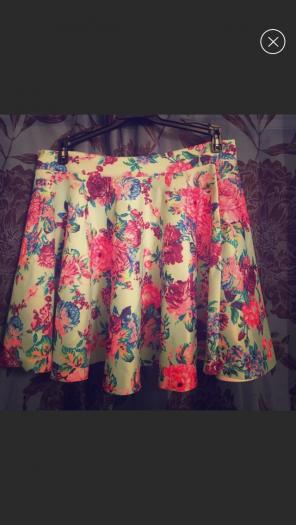 NWT Floral Skirt From Riffraff