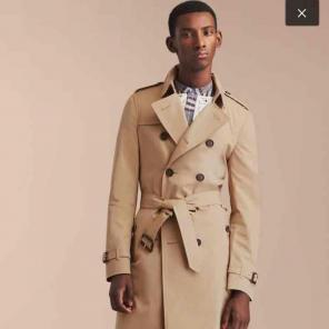 Burberry Prorsum men honey Trench coat