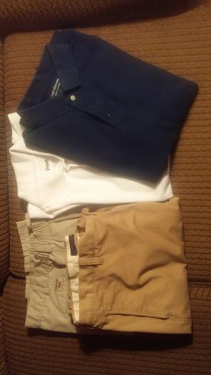 Men's Walmart Uniforms (khakis & shirts)