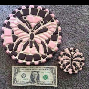 Lg Stepping stone w/mini stone