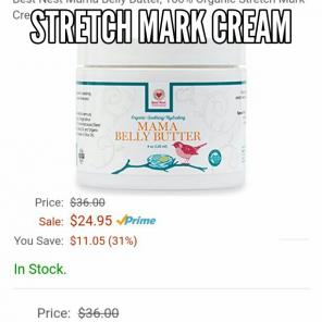 Organic Stretch Mark Cream- NEW