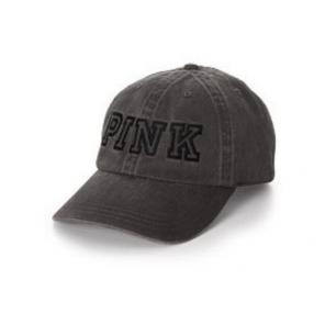 VS Pink Baseball Cap Hat Black