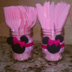 Minnie mouse party centerpiece