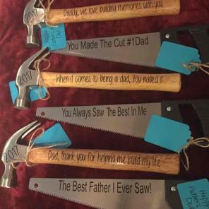 Personalized hammer/saw -Father's Day