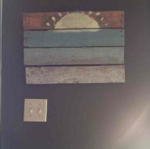 Sunset Pallet Decor