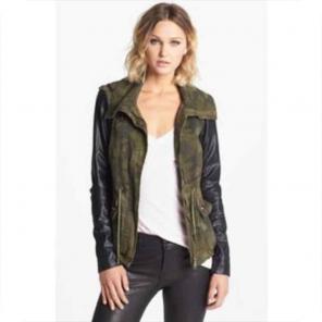 BCBGeneration camp leather jacket