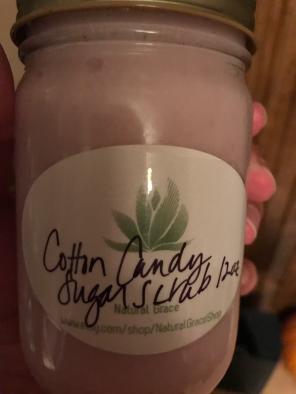 Cotton Candy Sugar Scrub 12 Oz