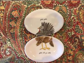 Rae Dunn Turkey Ovals
