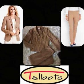 Talbots Camel Jacket & Pant