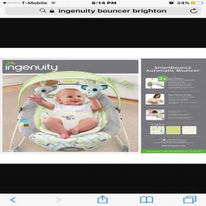 ingenuity Automatic bouncer brighton