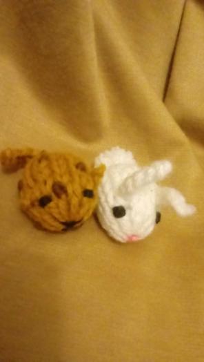 Miniature stuffed animals