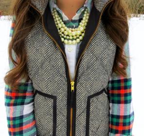 Herringbone Vest Size Medium