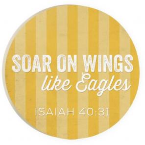 COA0017 - Isaiah 40:31 Car Foaster