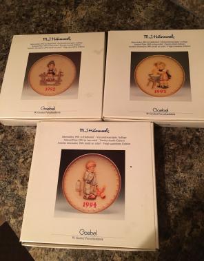 Vtg. M.J. Hummel Annual Plate 1993