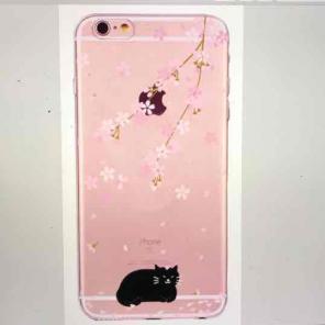 Kitty and flowers iPhone cases