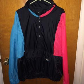 Tri Colored Windbreaker